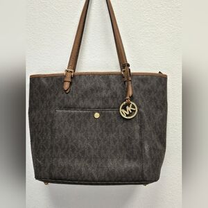 Michael Kors Dark Brown Signature Tote